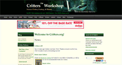 Desktop Screenshot of critters.org