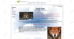 Desktop Screenshot of annie-girl.critters.com