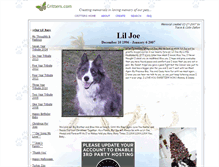 Tablet Screenshot of 831alwayslil-joe.critters.com